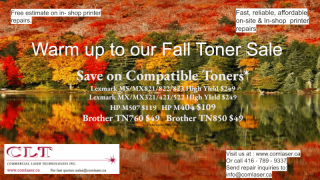CLT Fall Toner Special