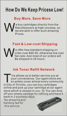 empty toner collection companies in toronto Peacock Ink-Jet Ink & Toner Refill Services Drop Off Center
