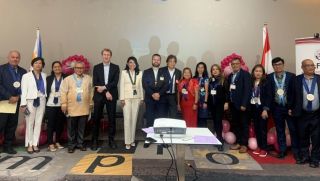 The organizing committee of the 2nd Filipino-Canadian Professionals Convention with Minister of Immigration, Refugees and Citizenship of Canada Marc Miller (5th from left), Ontario Minister of Labour, Immigration, Training and Skills Development David Piccini (7th from left) and Consul General Angelica Escalona (6th from left)