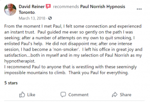 hypnosis to quit smoking toronto Paul Norrish Hypnosis Toronto