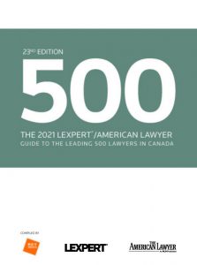 Selected as a Leading 500 Lawyer